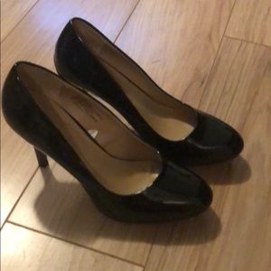 Black Merona heels pumps size 7